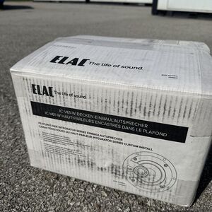 Elac Vertex Series 6.5" In-Ceiling Speakers IC-V61-W (Each) New In Box